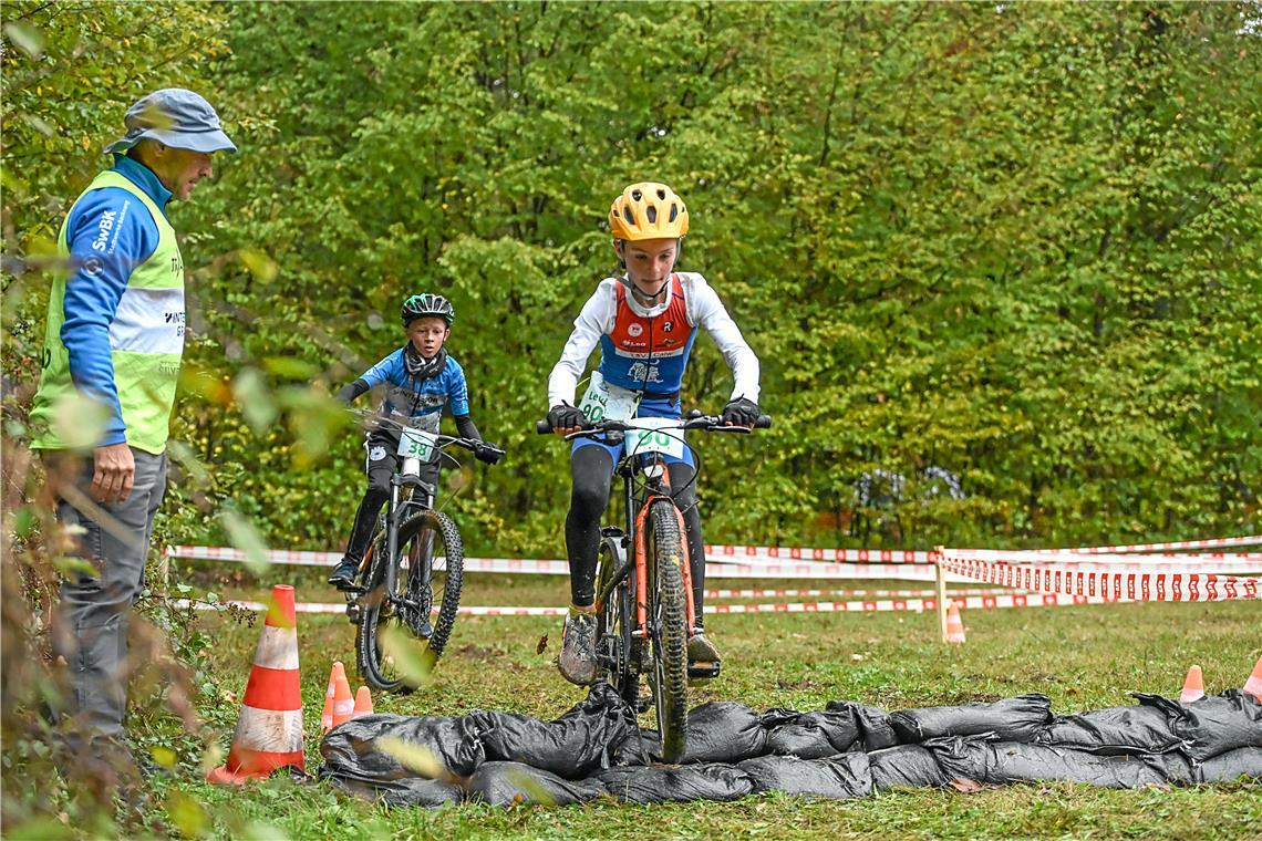 4. Kindercrossduathlon des TC Backnang im Plattenwald. SP