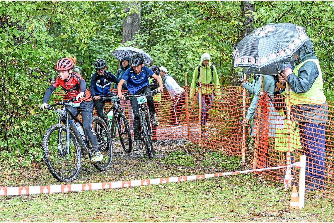 4. Kindercrossduathlon des TC Backnang im Plattenwald. SP