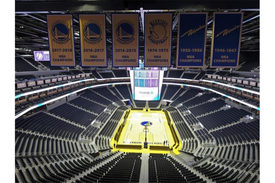 Knapp neun Prozent der NBA-Spieler mit positivem Corona-Test 48 von insgesamt untersuchten 546 Profis sind bisher betroffen. Foto: Eric Risberg/AP/dpa