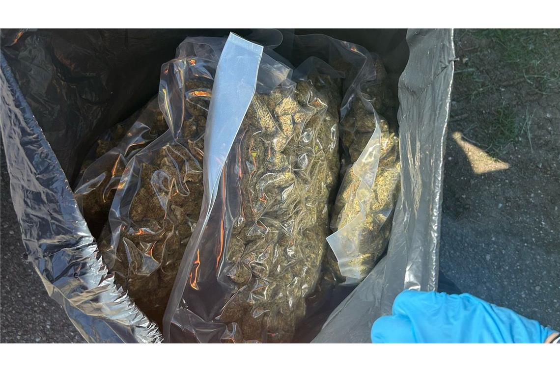 50 Kilogramm Marihuana entdeckte eine Streife des Hauptzollamts Singen in einem Auto.
