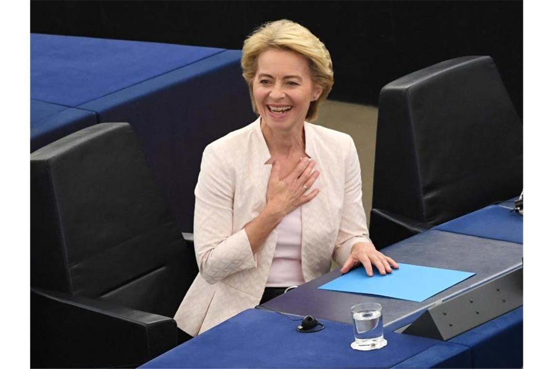 EU-Parlamentspräsident: Von der Leyen soll Tempo machen 60 Jahre nach Walter Hallstein wird mit Ursula von der Leyen wieder eine Deutsche EU-Kommissionspräsidentin. Foto: Marijan Murat