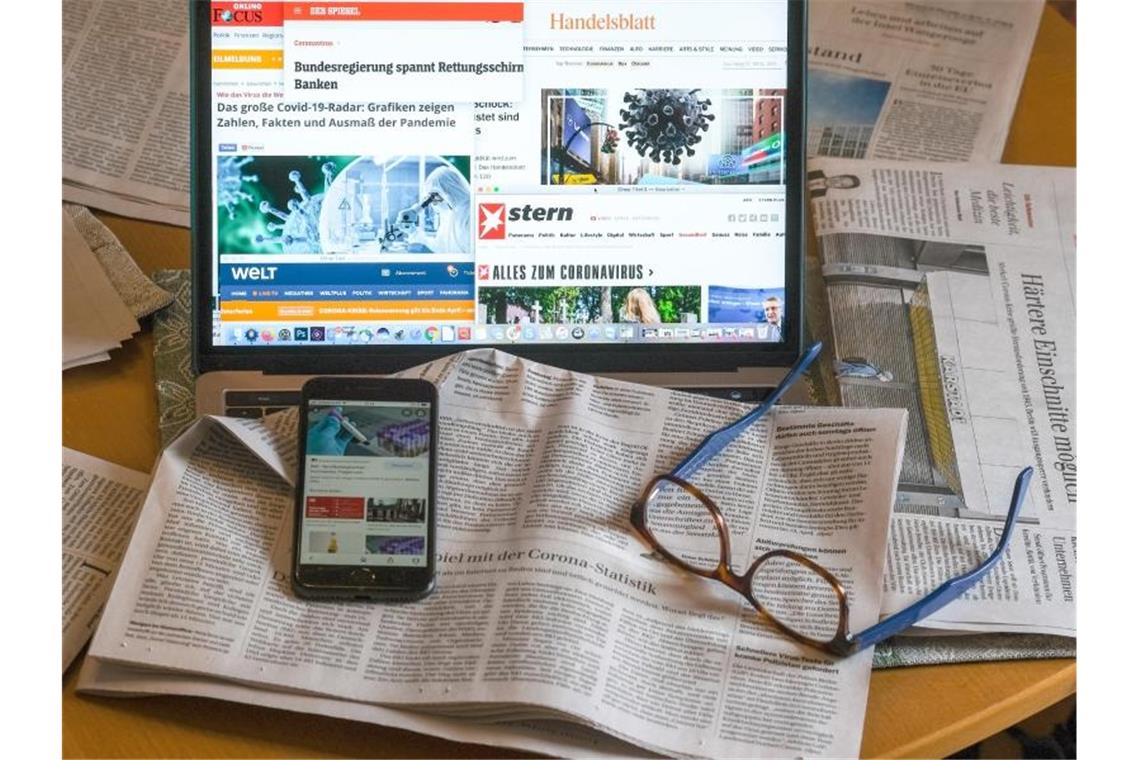 Vertrauen in die Glaubwürdigkeit der Medien ist gestiegen 67 Prozent der Befragten einer Studie halten die Informationen in den Medien alles in allem für glaubwürdig. Foto: Jens Kalaene/dpa-Zentralbild/dpa