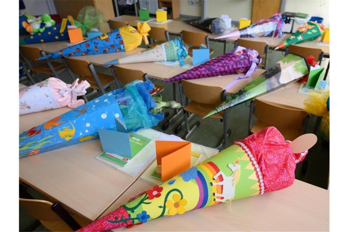 Erneut mehr Kinder eingeschult 752.700 Schulanfänger sind im vergangenen Jahr in deutschen Schulen eingeschult worden. Foto: Robert Michael/dpa-Zentralbild/dpa