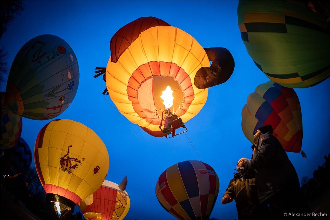 8. Modellballonfeschdle Althütte - Traditioneller Höhepunkt der Veranstaltung is...
