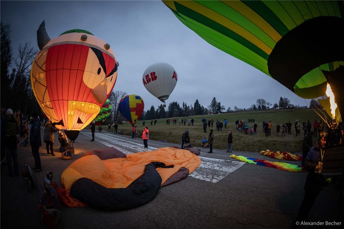 8. Modellballonfeschdle Althütte - Traditioneller Höhepunkt der Veranstaltung is...