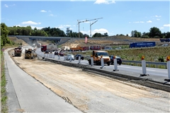Ab dem 31. August wird die Straße zwischen der Anschlussstelle Backnang-West und Aspach in beiden Fahrtrichtungen voll gesperrt. Foto: Alexander Becher