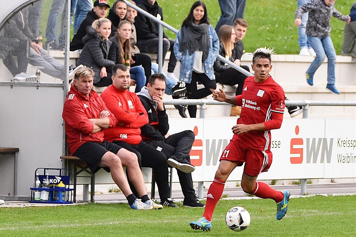 TSG Backnang und Benito Baez-Ayala trennen sich Ab sofort nicht mehr bei der TSG Backnang: Benito Baez-Ayala. Foto: T. Sellmaier