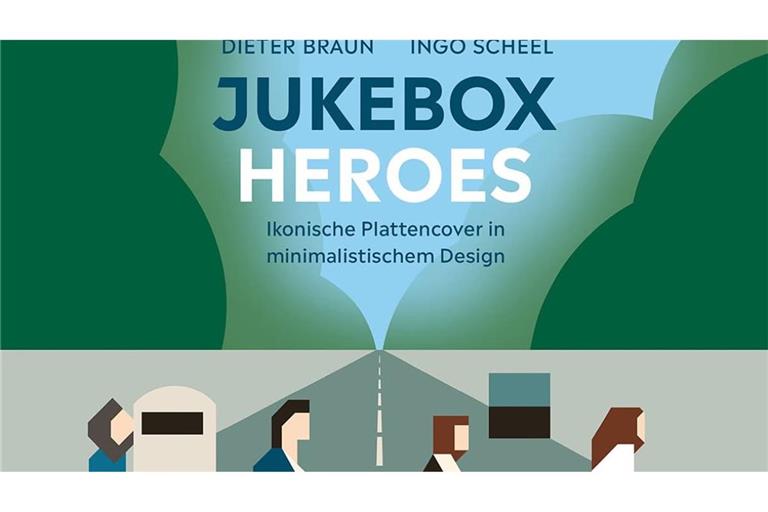 „Abbey Road“ von den Beatles im Remix von Illustrator Dieter Braun für das Buch "Jukebox Heroes" (Knesebeck)