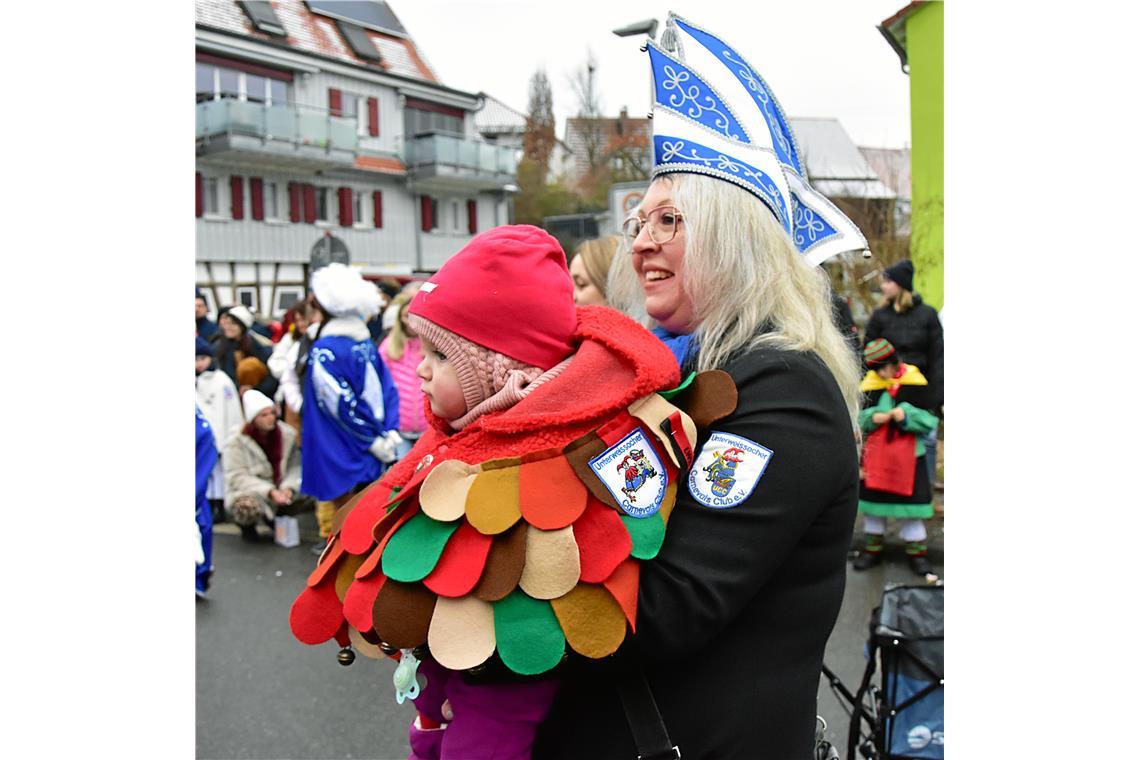Aber der Nachwuchs an Hästrägern ist beim Unterweissacher Carnevals Club ebenfal...