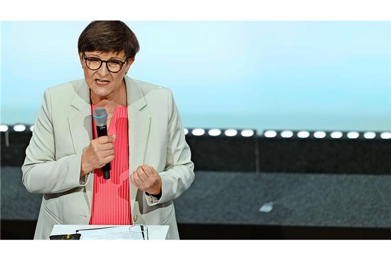 Abschied im Juni: die SPD-Kovorsitzende Saskia Esken