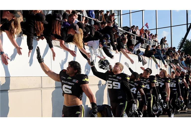 Abschied von den Fans: Das Team von Stuttgart Surge bestreitet an diesem Samstag das letzte Spiel im Jahr 2025 im Gazi-Stadion.