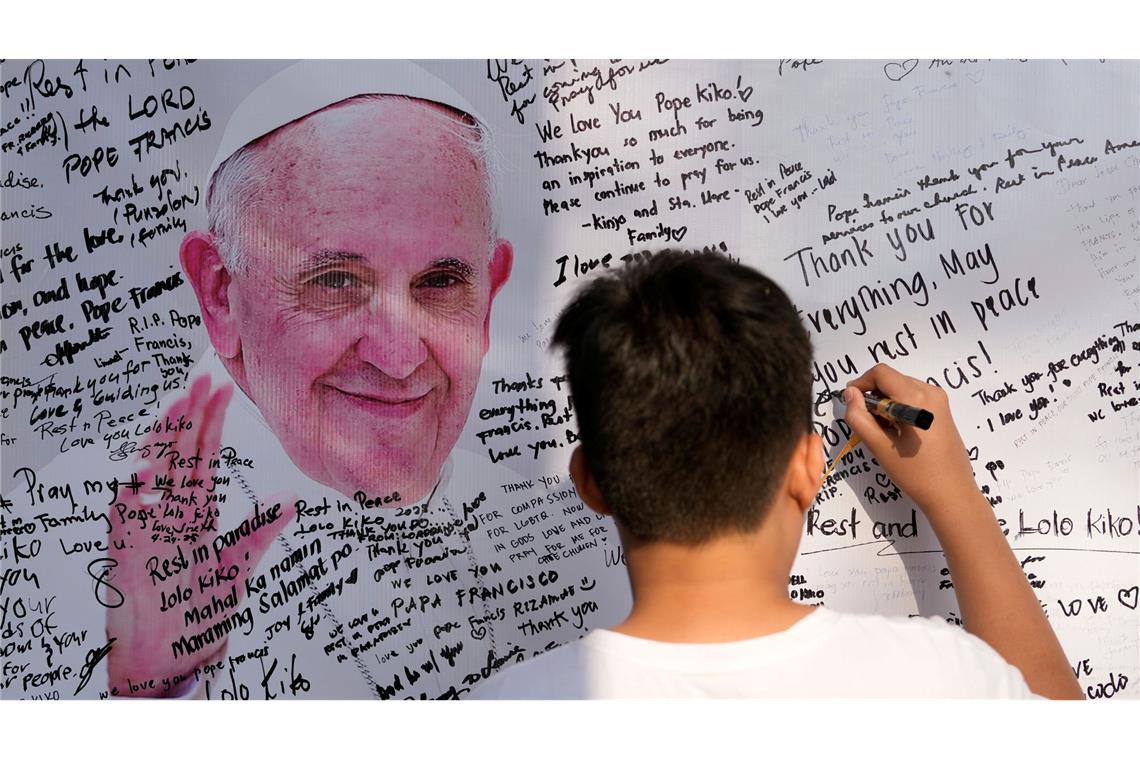 Bilder des Tages Abschied von papst Franziskus