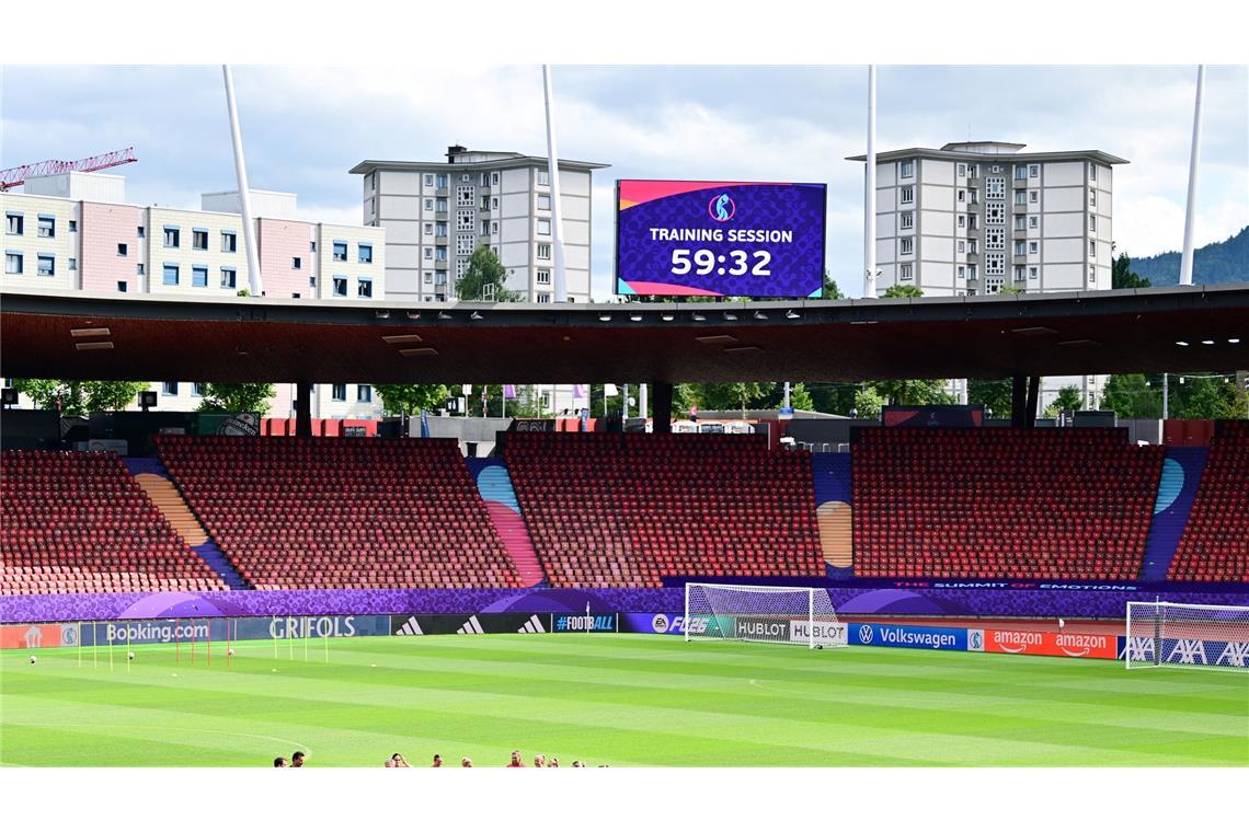 DFB-Team träumt vor Spanien-Kracher von "was ganz Großem" Abschlusstraining der FB-Frauen im Letzigrund.