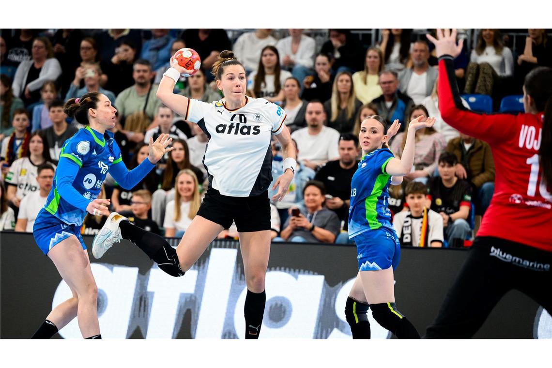 Absolvierte ihr 150. Länderspiel für Deutschland: Emily Vogel.