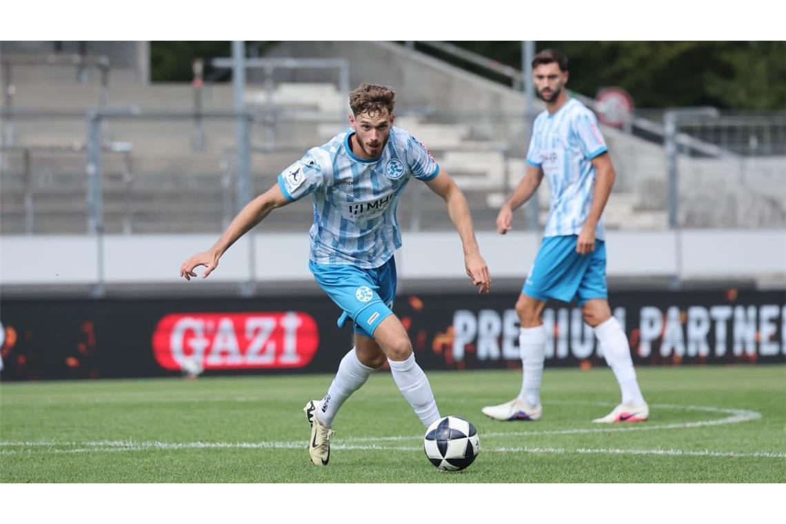 Abwehrchef Luca Trslic ist nach abgebrummter Gelbsperre gegen den VfR Aalen wieder spielberechtigt.