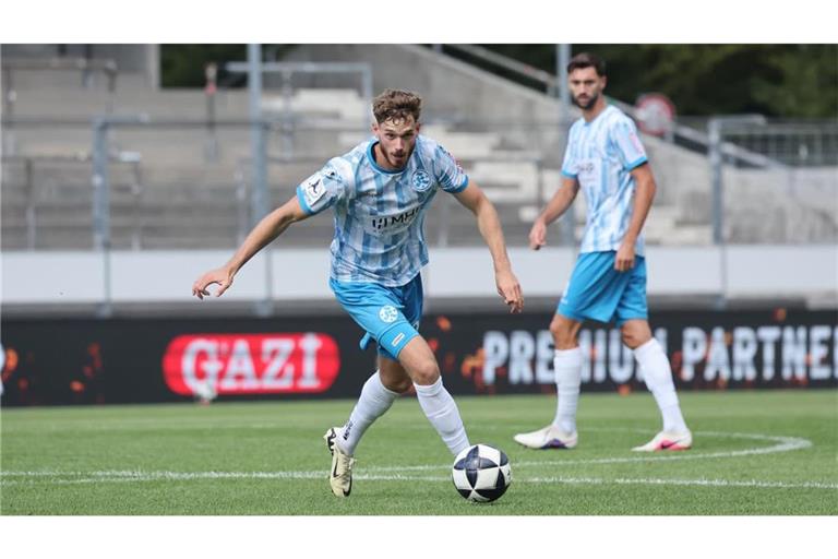 Abwehrchef Luca Trslic ist nach abgebrummter Gelbsperre gegen den VfR Aalen wieder spielberechtigt.