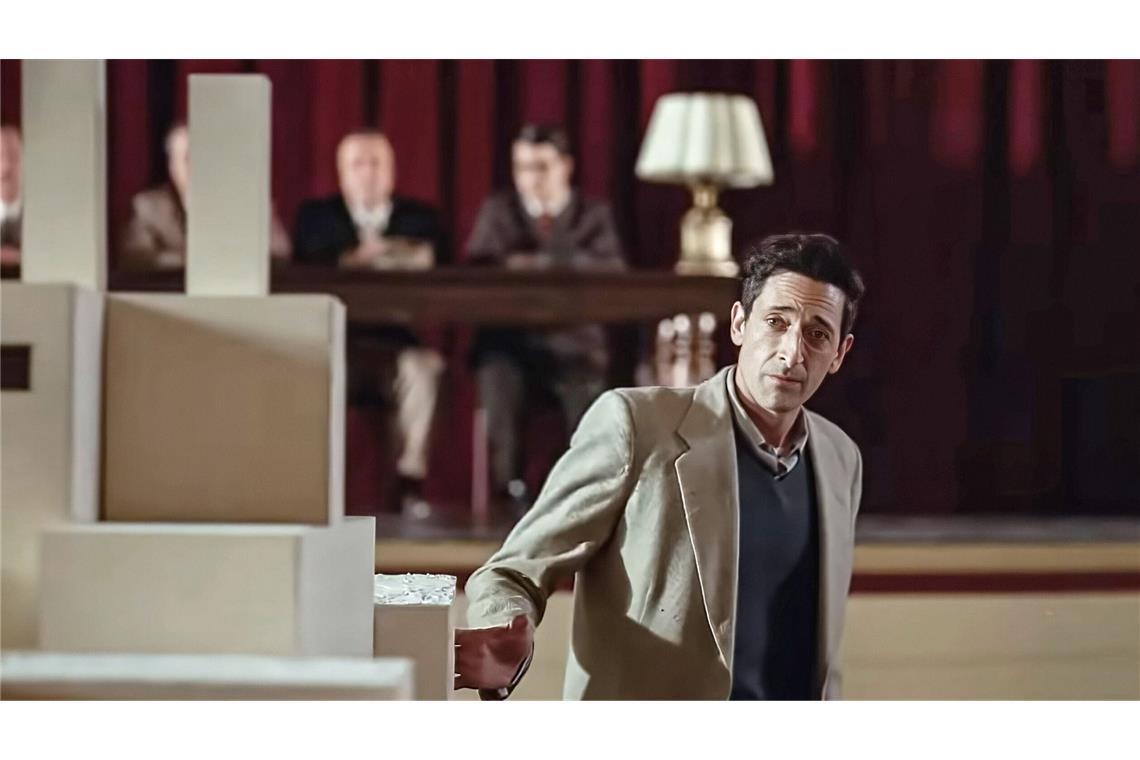 Was taugt der Oscar-Favorit „Der Brutalist“? Adrien Brody als Architekt László Tóth in „Der Brutalist“