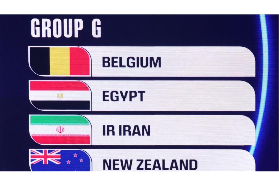 Ägypten und Iran treffen in der Vorrunde der Fußball-WM 2026 aufeinander.