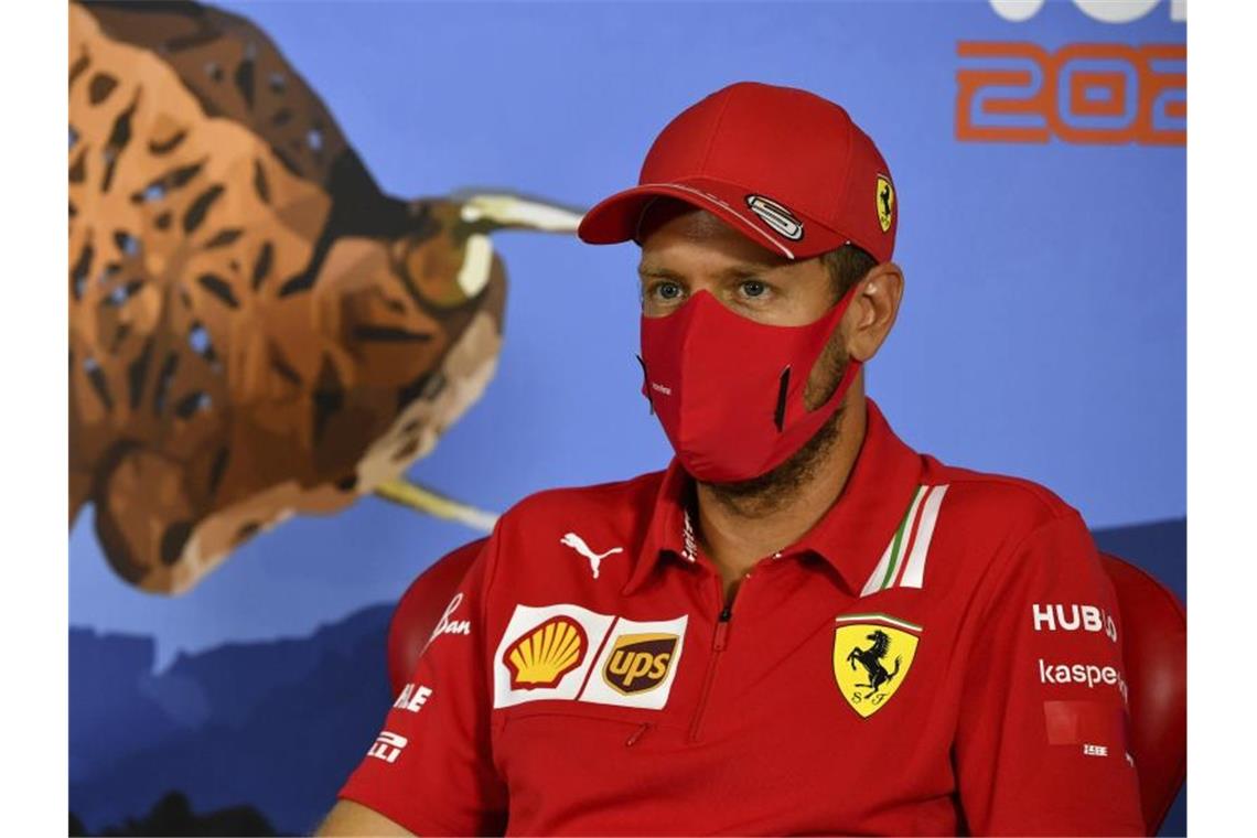 Ärgerte sich über die Ausmusterung bei Ferrari: Sebastian Vettel. Foto: Mark Sutton/MSN POOL/AP/dpa