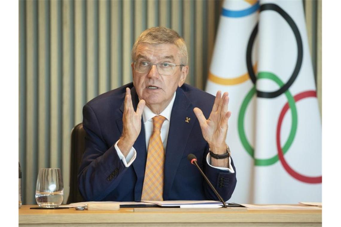 Äüßerte sich besorgt zum Fall Afkari: IOC-Präsident Thomas Bach. Foto: Greg Martin/IOC/dpa
