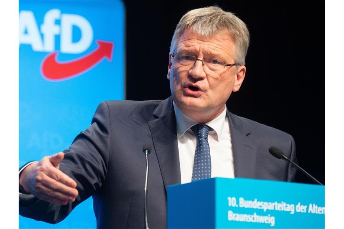 Gedankenspiel zur Parteispaltung bringt die AfD in Wallung AfD-Chef Jörg Meuthen denkt über eine Aufspaltung seiner Partei nach. Foto: Hauke-Christian Dittrich/dpa