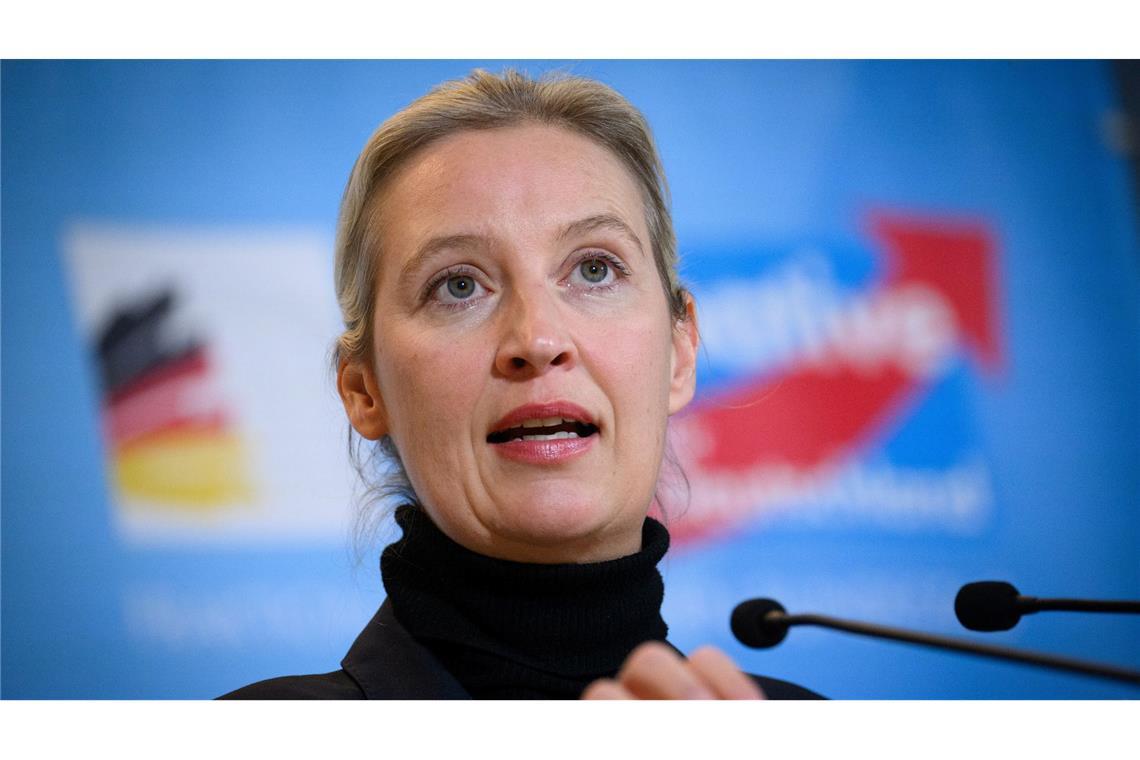 Live-Talk Weidel und Musk wohl am 9. Januar AfD-Chefin Alice Weidel bekommt ein weltweites Millionenpublikum: Tech-Milliardär Elon Musk trifft sich voraussichtlich mit ihr online für einen Live-Talk. (Archivfoto)