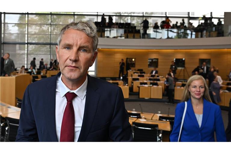 AfD-Fraktionschef Björn Höcke verglich das Finanzpaket mit einem „staatspolitischen Amoklauf“ (Archivbild)