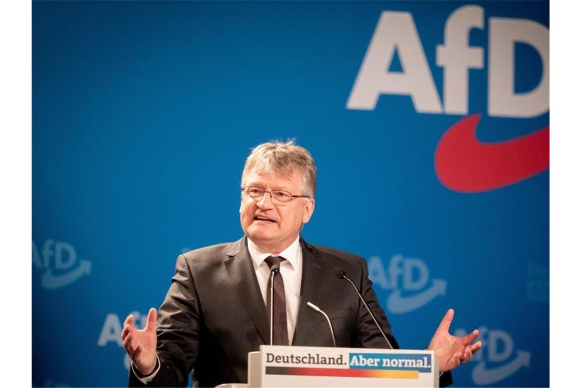 AfD-Parteichef Jörg Meuthen könnte im November nicht erneut für den Vorsitz kandidieren dürfen. Foto: Kay Nietfeld/dpa