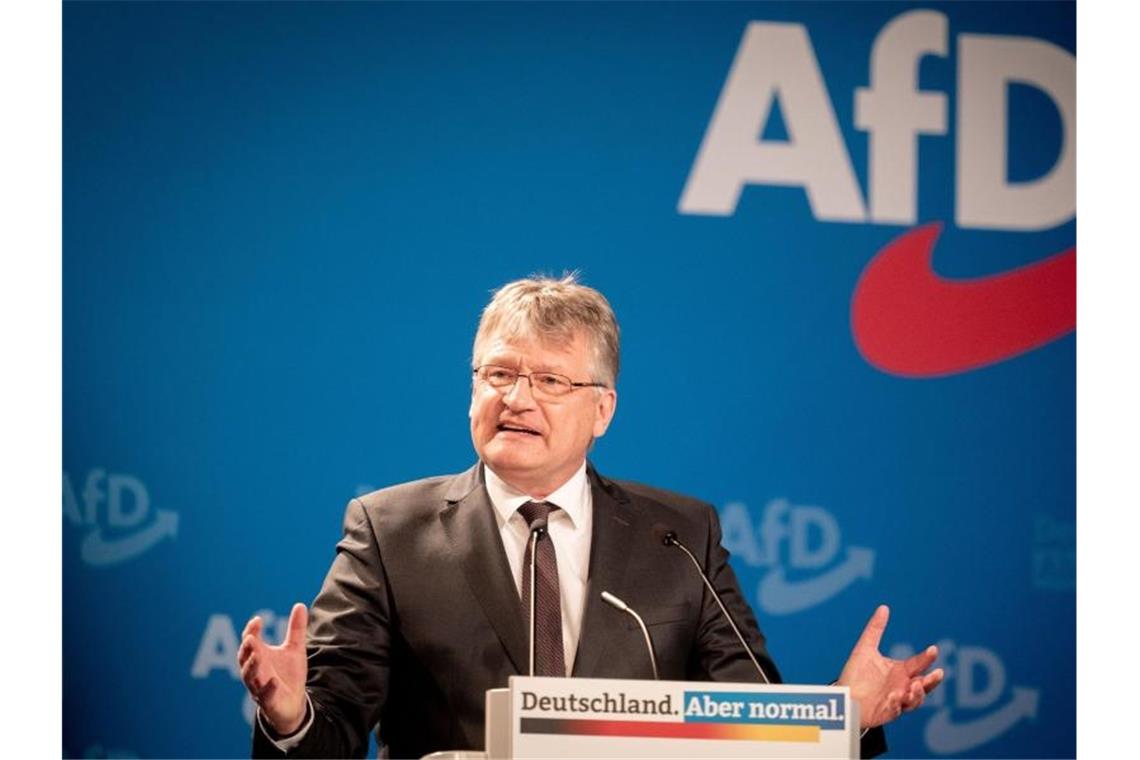 AfD beschließt Wahlprogramm - klare Absage an EU AfD-Parteichef Jörg Meuthen könnte im November nicht erneut für den Vorsitz kandidieren dürfen. Foto: Kay Nietfeld/dpa