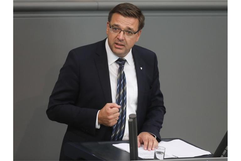 AfD-Politiker Volker Münz. Foto: Jörg Carstensen/Archivbild