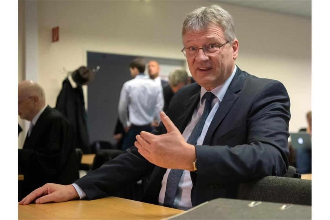 AfD-Spendenaffäre: Meuthen beruft sich auf Unerfahrenheit AfD-Vorsitzender Jörg Meuthen. Foto: Paul Zinken/dpa