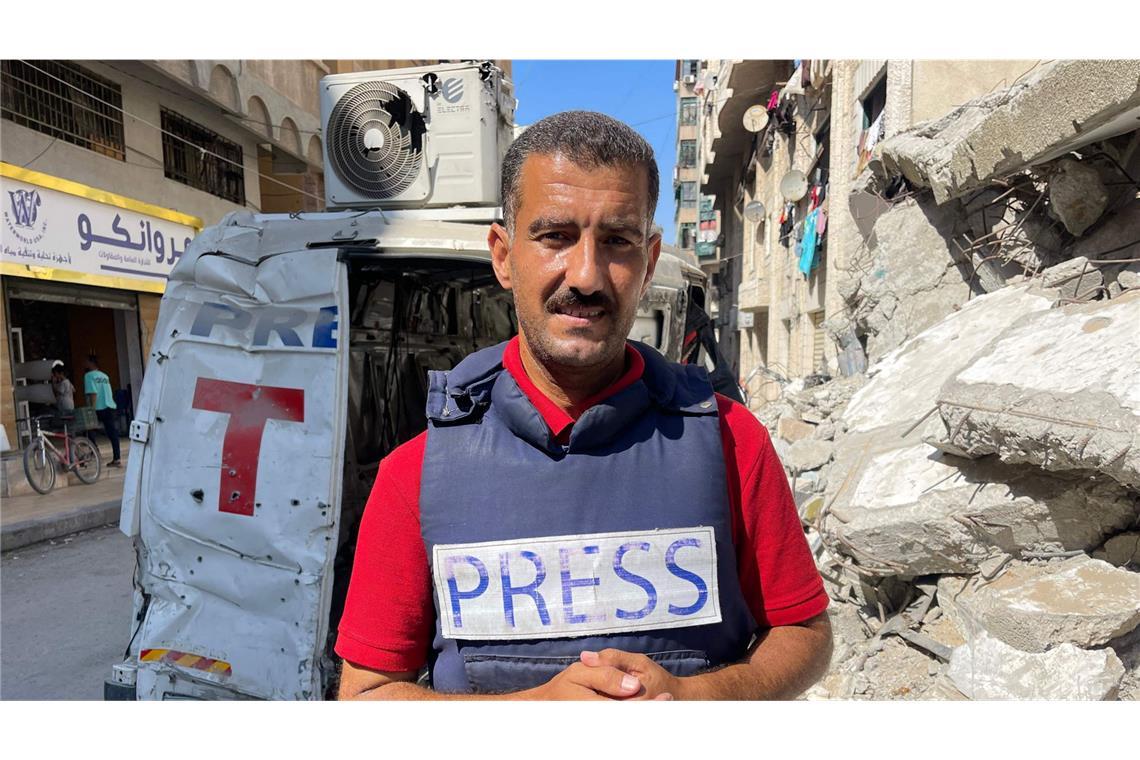 AFP journalist Khader Zaanoun – Hunger im Gazastreifen triff inzwischen jeden (Archivfoto).