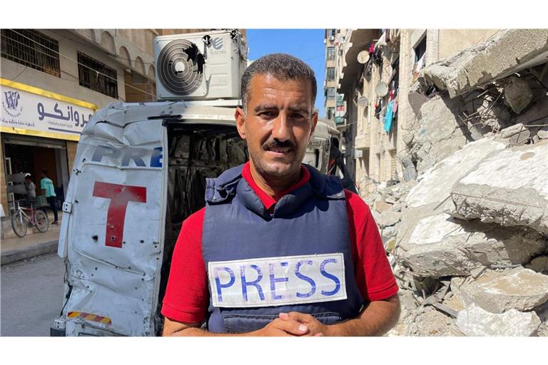 AFP journalist Khader Zaanoun – Hunger im Gazastreifen triff inzwischen jeden (Archivfoto).