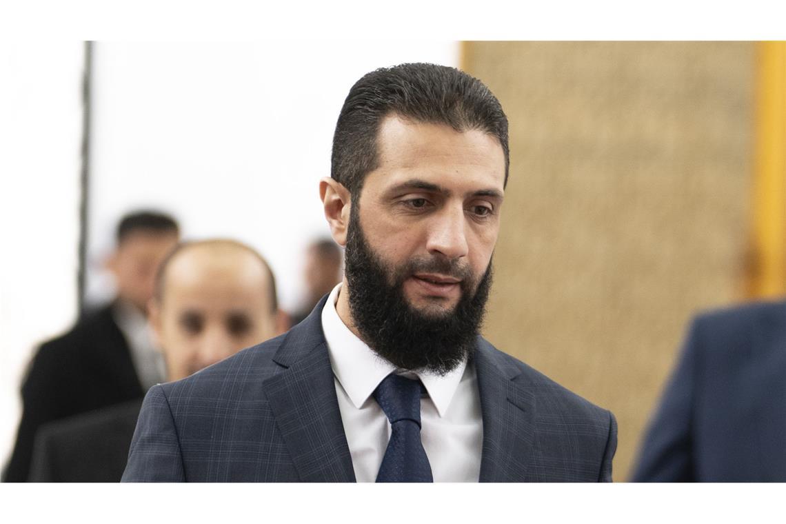 Staatsagentur: Al-Scharaa Übergangspräsident Syriens