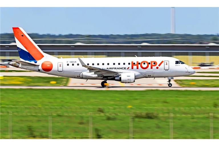 Air France hat die Strecke ab Stuttgart zuletzt mit Maschinen ihres Tochterunternehmens Hop! bedient.