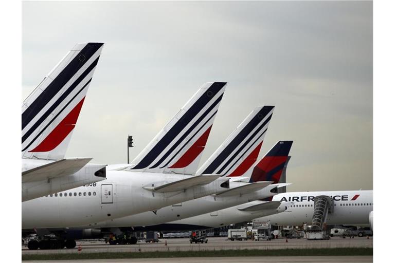 Air France hat einen Verlust von 189 Millionen Euro eingefahren. Foto: Christophe Ena/AP