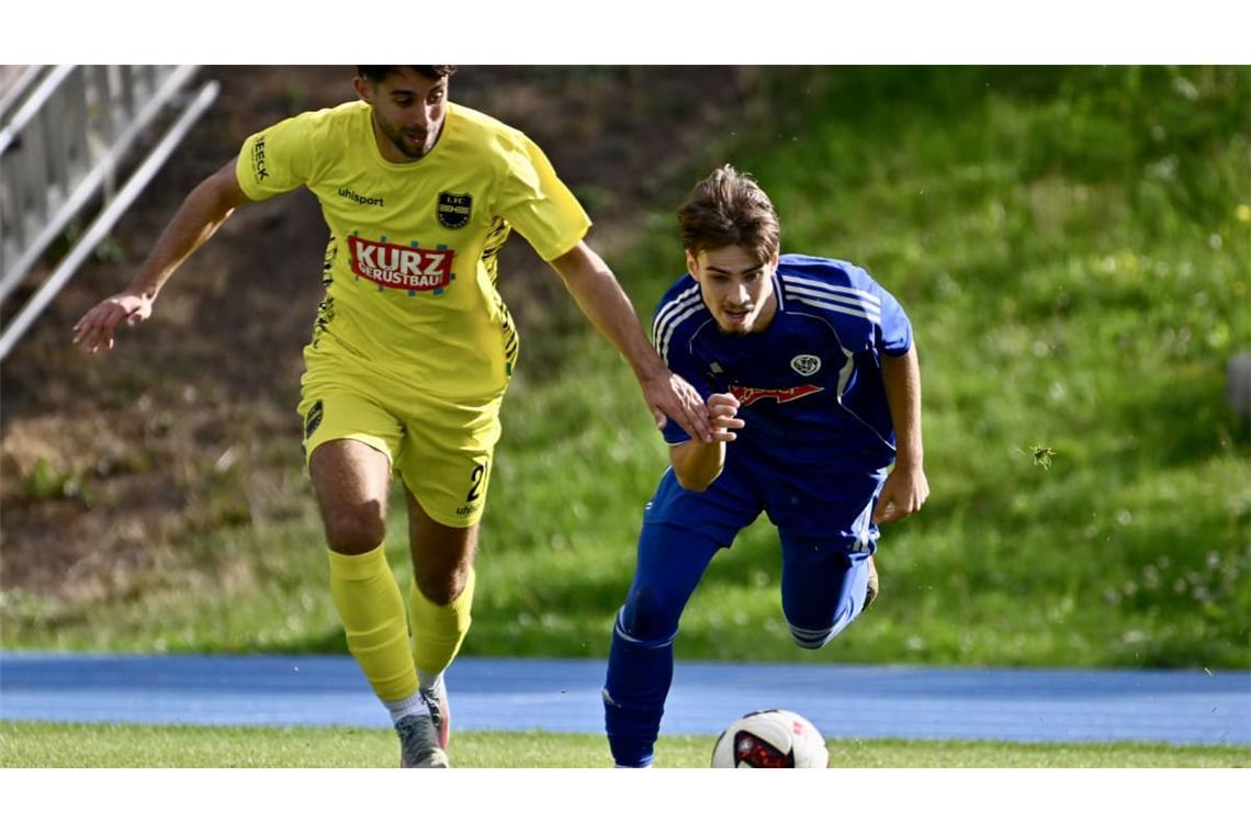 Aktivposten des VfL Sindelfingen: Yasin Bakacs (rechts) war immer schwer zu greifen.