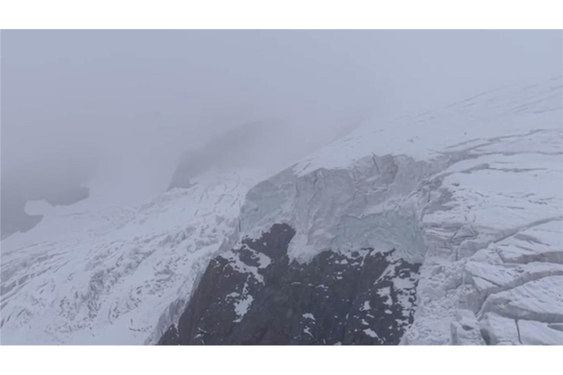 Deutsche Bergsteiger in Schweizer Alpen gerettet Aktuell herrscht in der Gegend hohe Lawinengefahr.