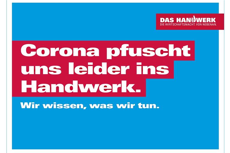 Aktuelles Anzeigenmotiv der Kreishandwerkerschaft Rems-Murr.