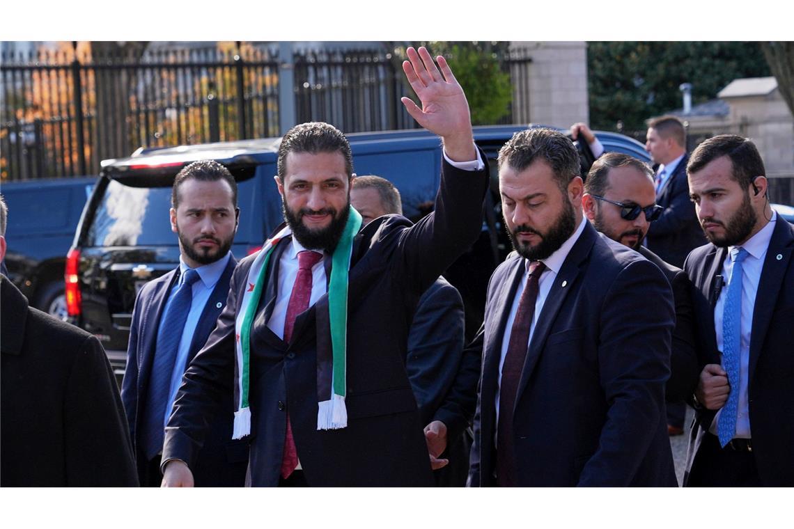 Al-Scharaas Besuch im Weißen Haus gilt als Wende in den Beziehungen beider Länder.