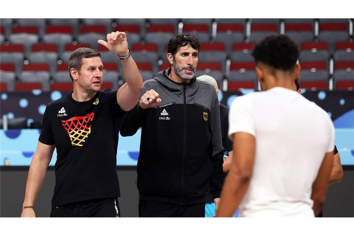 Voller Fokus auf Doncic: Basketballer mit Ziel Halbfinale Alan Ibrahimagic trägt während der deutschen EM-Spiele die Verantwortung.