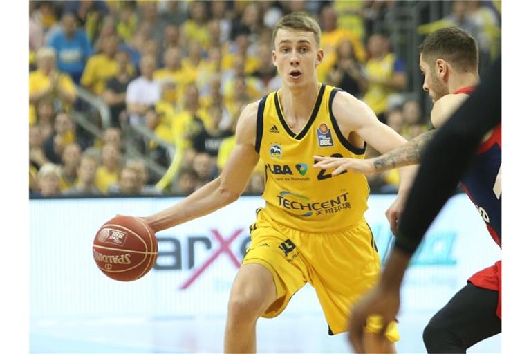 ALBA Berlin muss die nächste Saison ohne Franz Wagner (l) planen. Foto: Andreas Gora