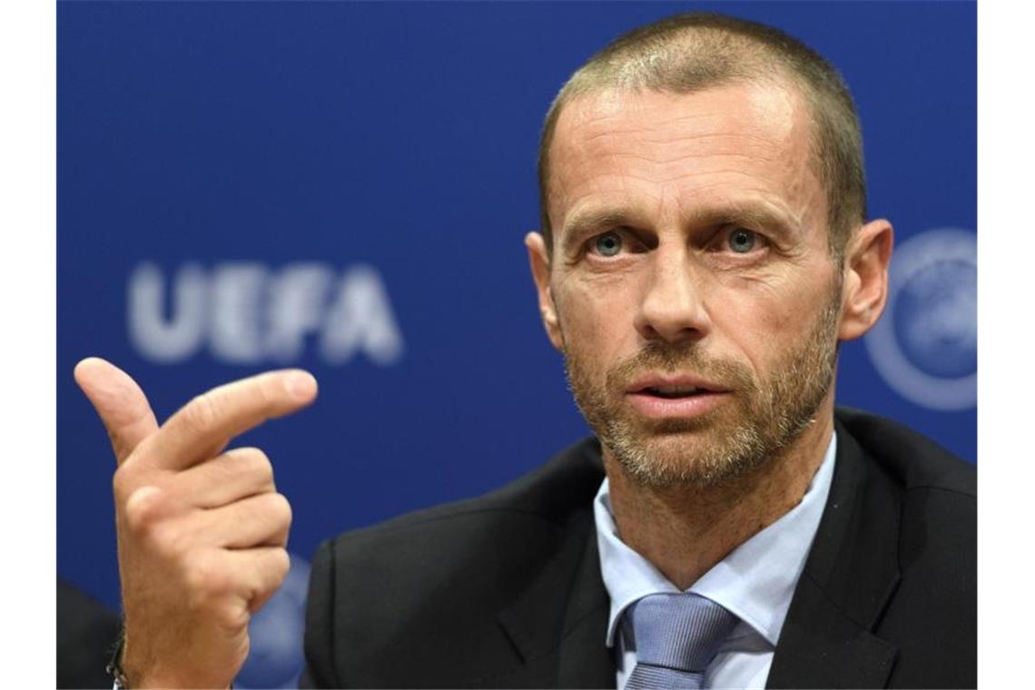 Aleksander Ceferin ist der Präsident der UEFA. Foto: Laurent Gillieron/KEYSTONE/dpa