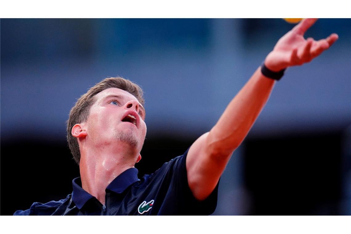 Alexander Blockx ist Zverevs erster Wimbledon-Gegner. (Archivbild)