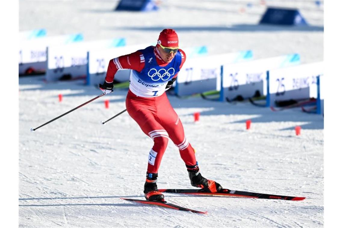 Bolschunow holt Olympia-Gold im Langlauf - Bögl 12. Alexander Bolschuno, Starter für das Russische Olympische Komitee, in Aktion. Foto: Hendrik Schmidt/dpa