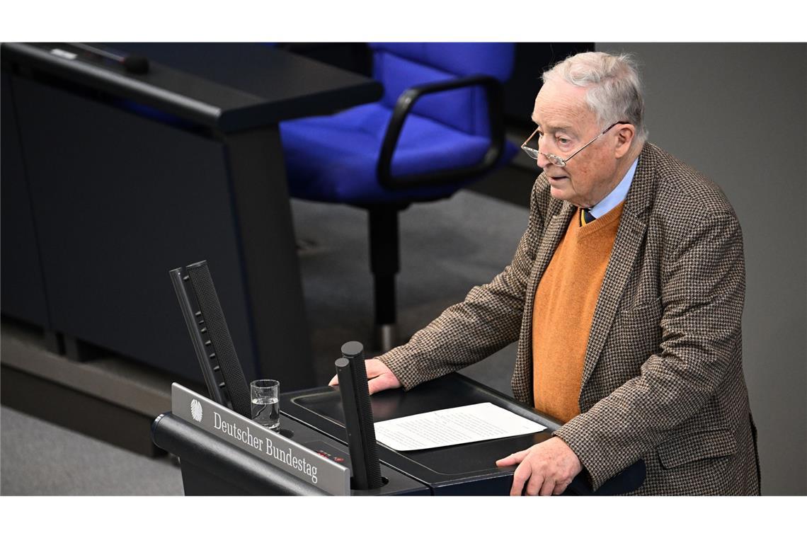 AfD-Gründer gegen „CDU-Zerstörung“ Alexander Gauland (Archivbild)