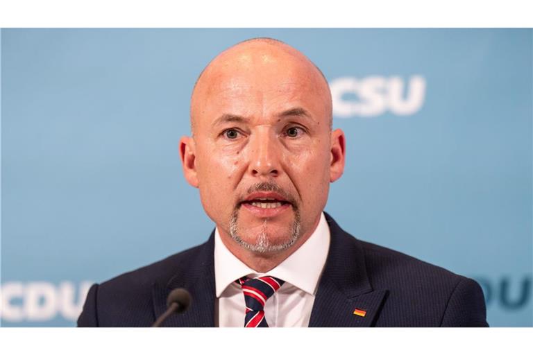 Alexander Hoffmann ist neuer CSU-Landesgruppenchef im Bundestag.