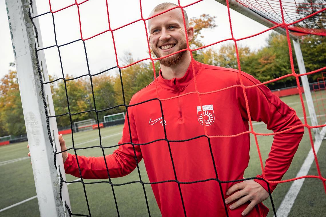 Vollgas geben für den Fall der Fälle Alexander Michalik hat den Wechsel zur SG Sonnenhof Großaspach trotz fehlender Einsatzzeiten nicht bereut. Foto: Alexander Becher