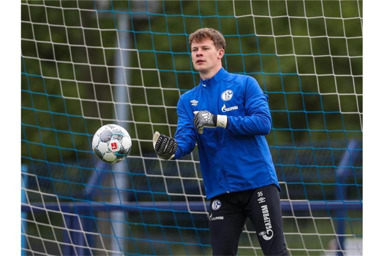 Alexander Nübel kehrt ins Schalker Tor zurück. Foto: Tim Rehbein/FC Schalke 04/RHR-FOTO/dpa