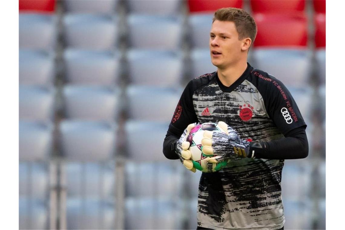 Viele Bayern-Debüts: Mit Nübel statt Neuer gegen Düren Alexander Nübel wird im Pokal im Bayern-Tor stehen. Foto: Sven Hoppe/dpa